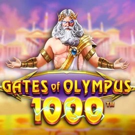 Gates of Olympus 1000 online game logo by Pragmatic Play on betamo-casino.co.nl